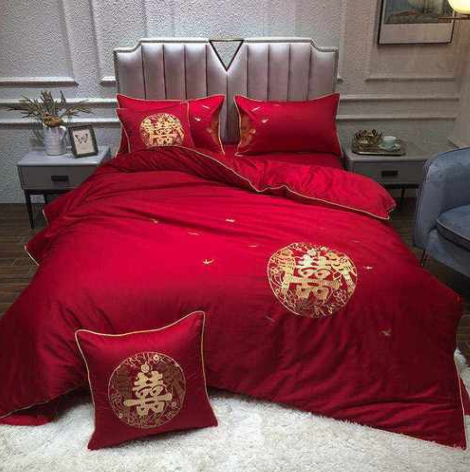 婚庆床上用品四件套